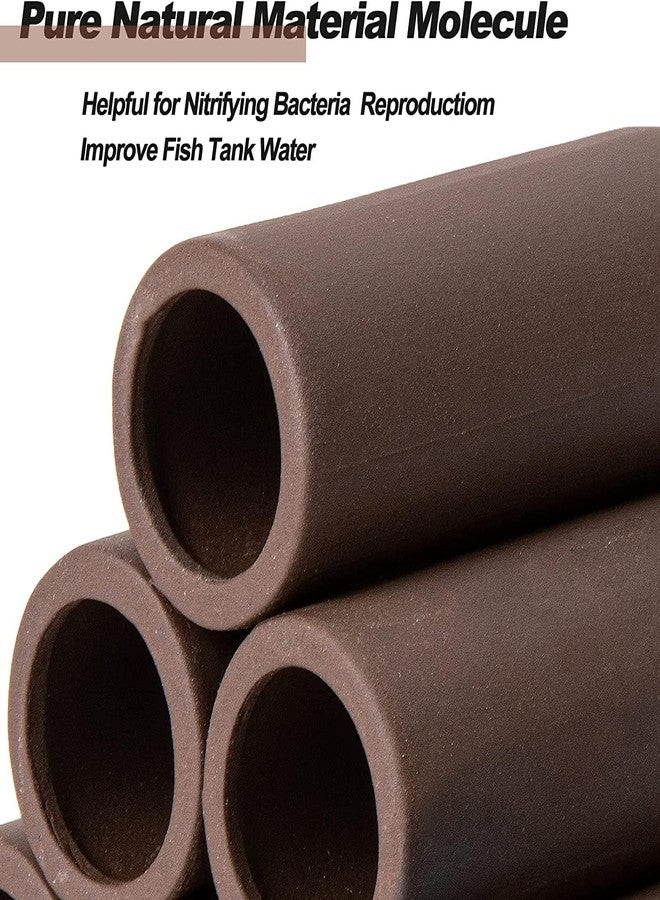 كهف تكاثر طبيعي بستة ثقوب من السيراميك من VAYINATO®، على شكل روبيان وسمكة بليكو، لتزيين حوض السمك | يقلل التوتر ويشجع على التكاثر | 8 × 7 × 7.5 سم من Petzlifeworld - Image 4